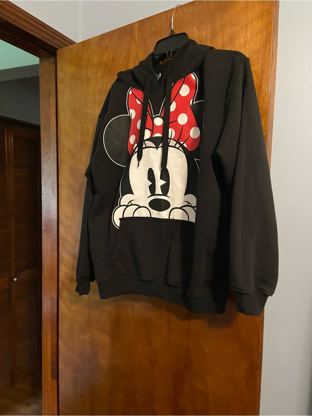 Disney Black Hoodie with Blue Brand Tag